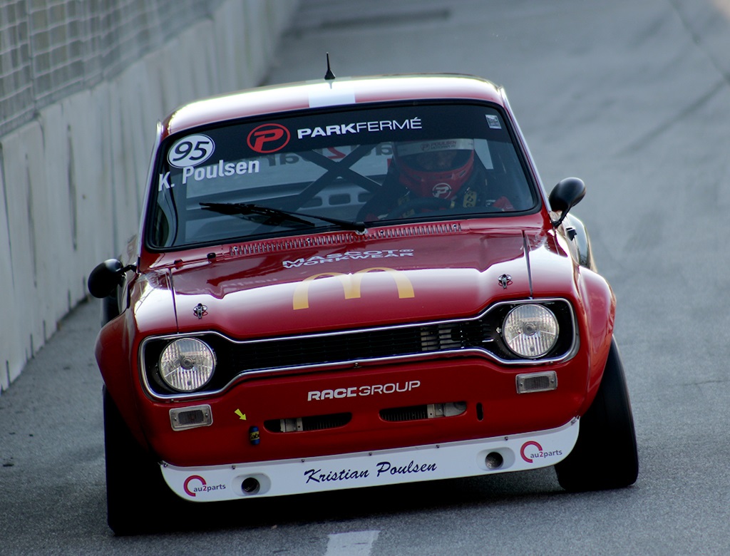 Kristian Poulsen i Ford Escort BDA
(Foto: Motorsporten.dk)